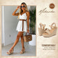 Wedges Heels Sandals for Women- Open Toe Espadrille Platform Sandal