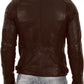 Men'S Black & BROWN Genuine Lambskin Leather Biker Jacket VINTAGE REAL MOTORCYCLE JACKETS for MEN