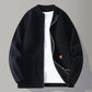Men'S Knitted Ribbed Zip Cardigan