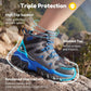 Boys Girls Hiking Boots, Kids Breathable High Top Lace up Sneakers