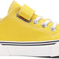 Toddler Boys and Girls Sneakers Low Top Adjustable Strap Canvas Shoes for Kids