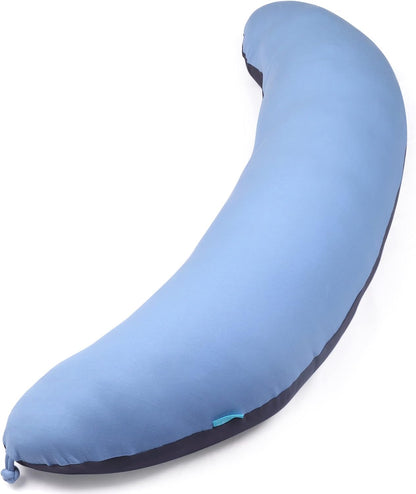 39" C Shaped Body Pillow for Side Sleeping Adults Men Women, Anxiety Relief Hugging Gaming Pillow, Pregnancy Maternity Leg Knee Support Pillow, Gifts for New Moms, Washable Pillowcase(L)