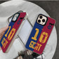 For Iphone 14/15 plus Soccer Legend Star Jersey No.10 Phone Case