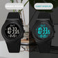 Digital Watch for Women Waterproof Black Wristwatch Sports Mens Stopwatch