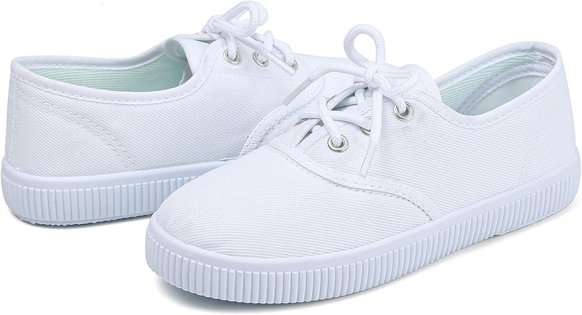 Boy'S Girl'S Kids White Canvas Shoes(Toddler/Little Kids/Big Kids)