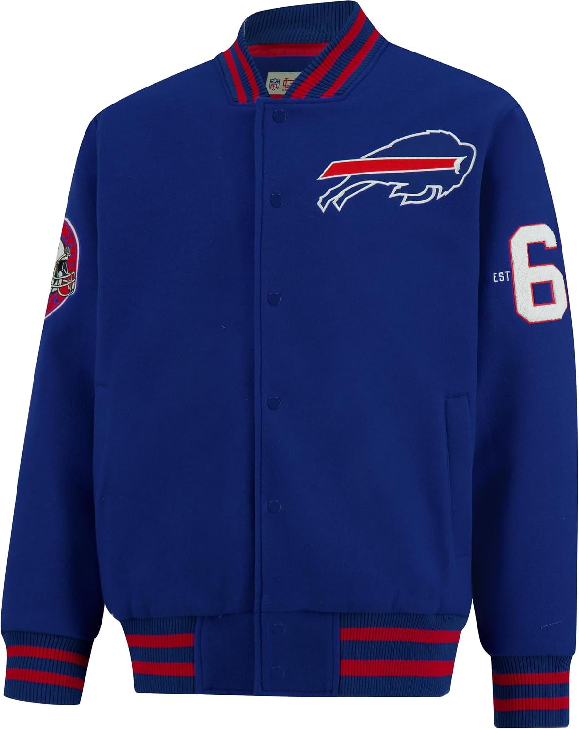 Men'S NFL Official Classic Varsity Coaches Jacket Coat