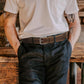 Mens Belts Leather 35Mm for Jeans - Tough at Work, Sharp Daily
