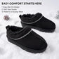 Girls Slippers Kids Fuzzy House Shoes Slip-On