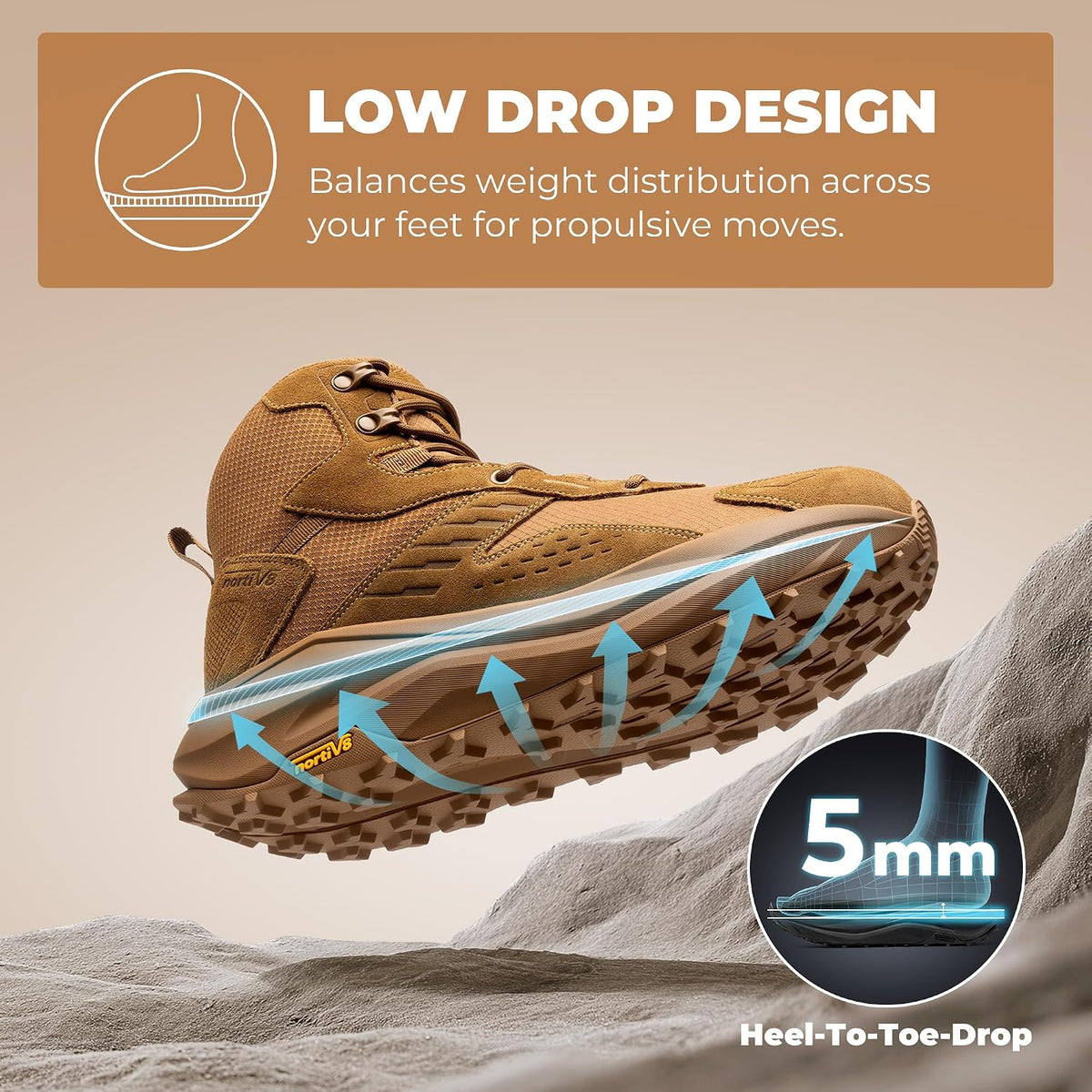Men'S Wide Toe Box Hiking Boots