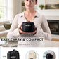 Travel Neck Pillow with Large Hood for Privacy Sleep on Long Flight