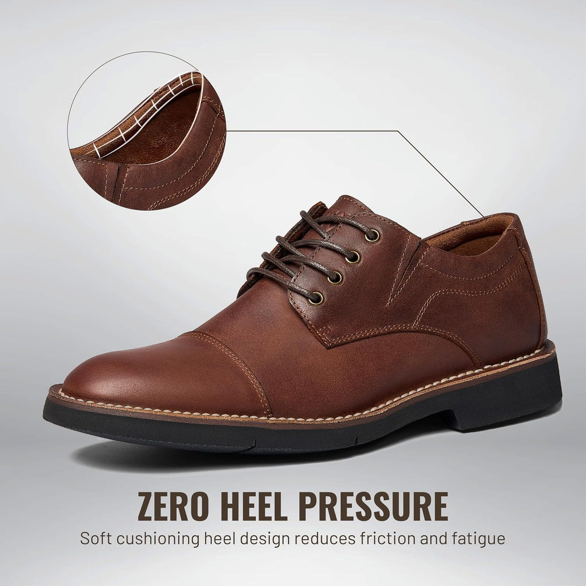 Genuine Leather Derby Shoes for Men