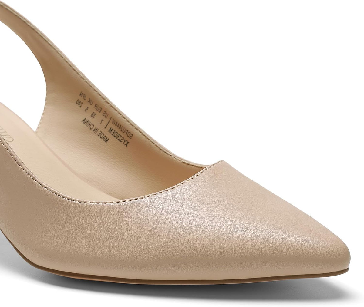 Women'S Kitten Slingback Heels Pumps