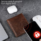 Genuine Leather Wallet for Men Bifold RFID Blocking Wallets with 12 Card Slots, 2ID Window & 2 Cash Pocket - Includes Gift Box (Coffee Brown)