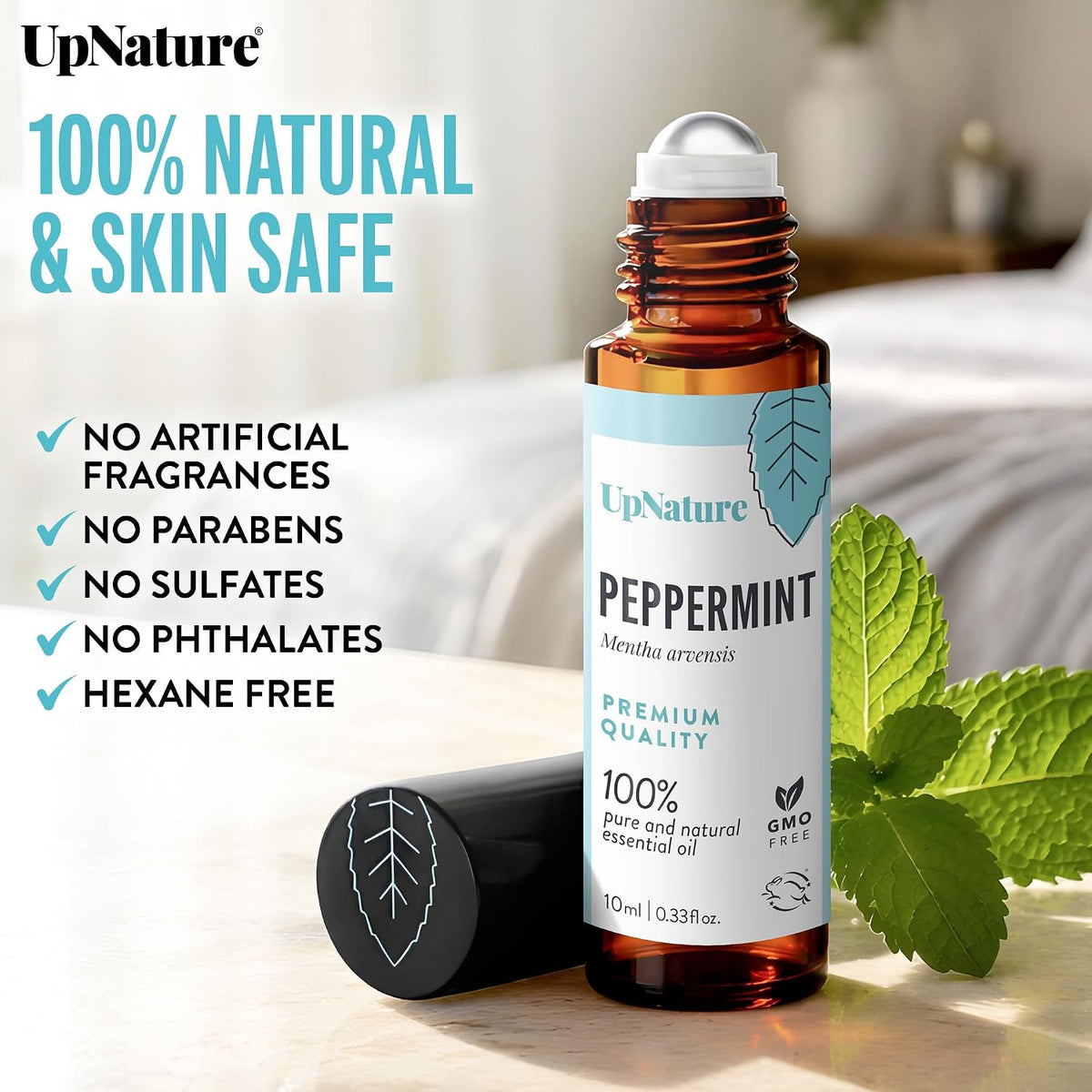 Peppermint Oil Roll on for Pregnancy Nausea & Morning Sickness