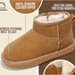 100% Genuine Leather Girls Boots Water Resistant Ankle Boots for Girls