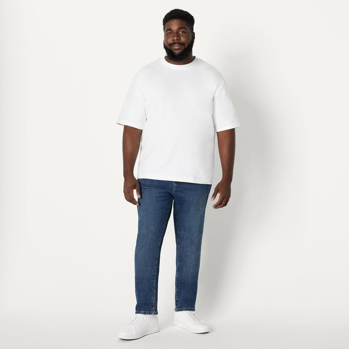 Men'S Low Stretch Slim-Fit Jean, Tapered Leg, Vintage Inspired Midweight Denim