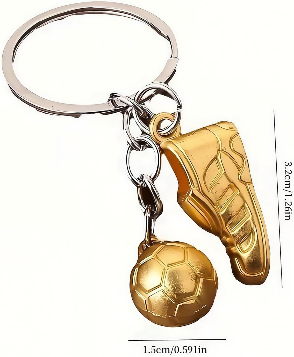 Cute Soccer Ball Keychain Mini Soccer Party Favors 2026 World Cup Football Fan Gift & Souvenir Keychain Backpacks