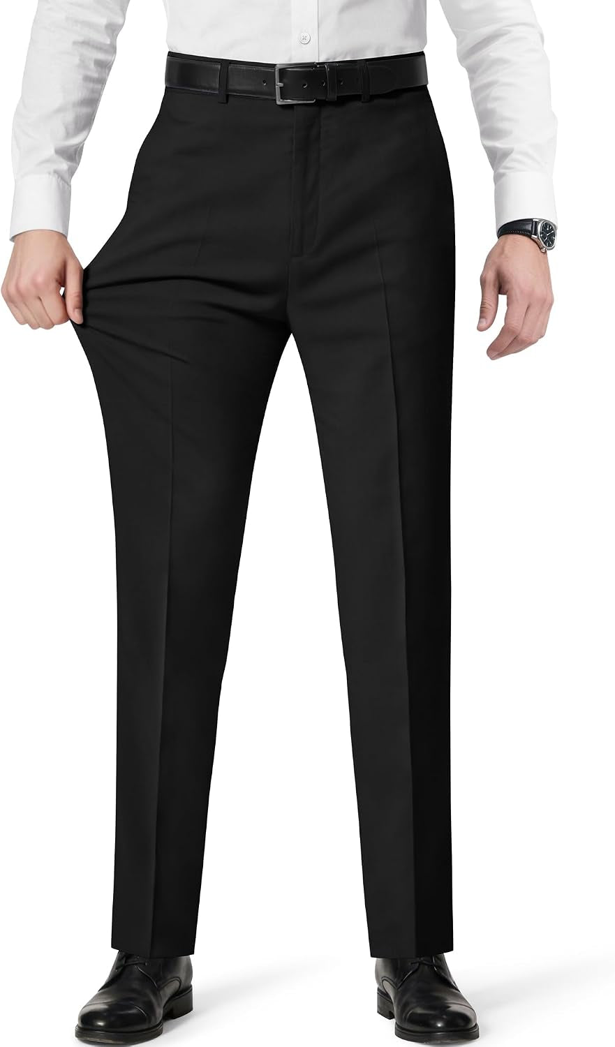 4 Way Stretch Men’S Dress Pants Wrinkle Resistant Non Iron