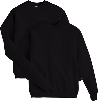 Men'S Sweatshirt, Ecosmart Fleece Crewneck Sweatshirt, Big & Tall Available, 1 or 2-Pack
