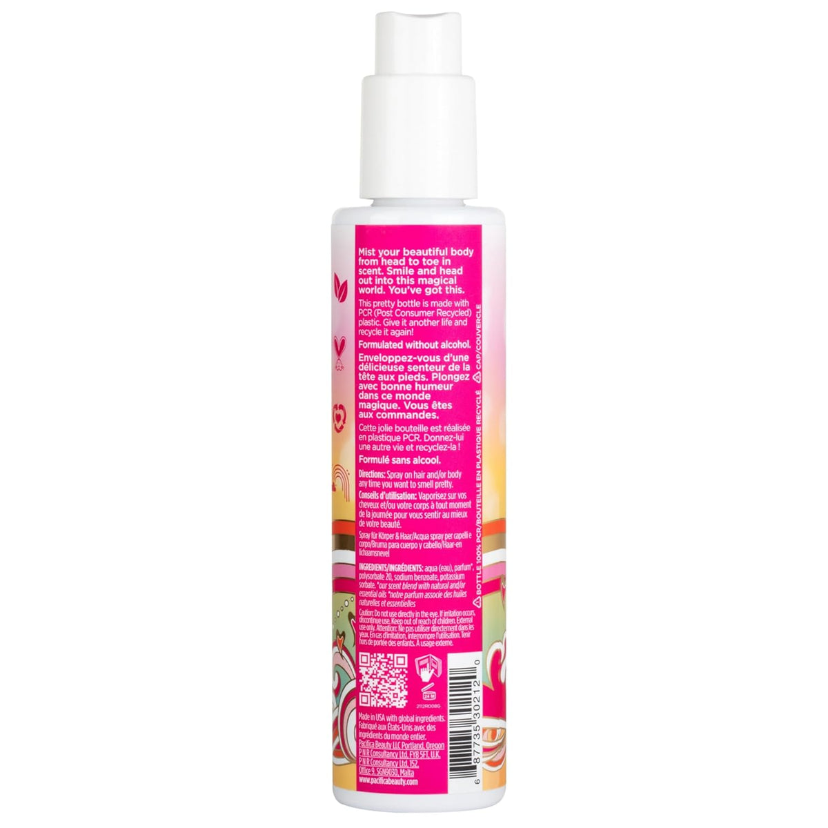 Island Vanilla Hair Mist Perfume and Full Body Spray for Women - Fragrance Spray for a Mood-Lifting Experience, Paraben-Free, Clean Beauty No Alcohol, Vegan & Cruelty-Free, 6 Oz Oz