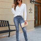 Womens Dressy Casual Blouse Business Long Sleeve Tops