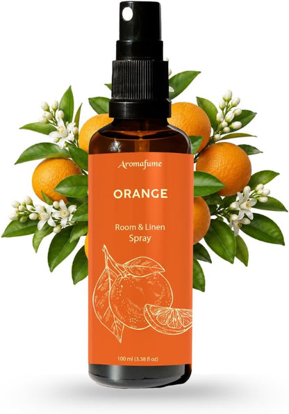 Orange Air Freshener Spray for Room, Linen & Pillow 100Ml by