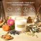 L'Aquila Fig and Bergamot Candle, Plant-Based Wax, 9Oz, RŌM Fragrance