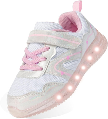 Toddler Light up Shoes for Boys Girls LED Flashing Tennis Sneakers