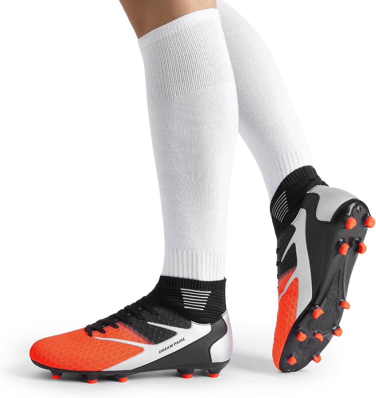 Men'S High Tops Lace up Soccer Cleats