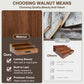 Walnut Wood Cologne Organizer for Men 3 Tier Cologne Stand,Wooden Cologne Holder