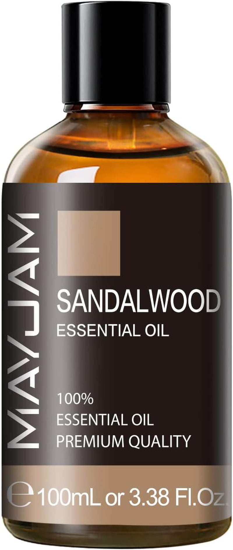 Sandalwood Essential Oil for Diffuser Soap Candle Making, 3.38FL.OZ