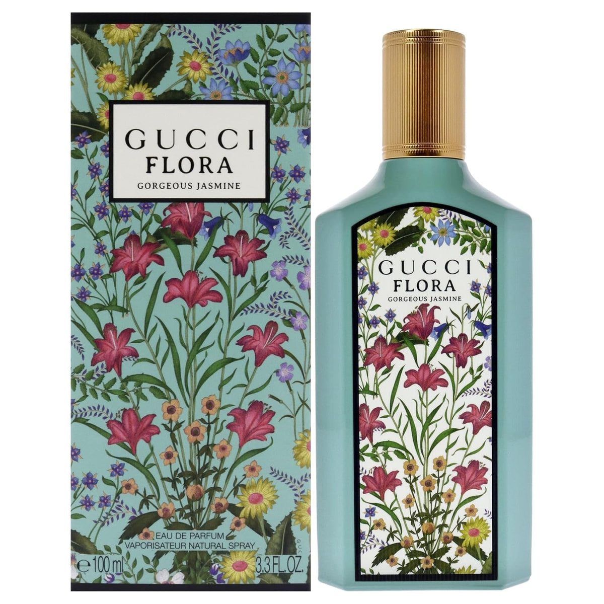 Flora Gorgeous Jasmine for Women 3.3 Oz Eau De Parfum Spray