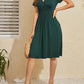 Women'S Summer Short Sleeve Casual Dresses V-Neck Floral Party Dress with Pockets