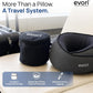 Memory Foam Travel Neck Pillow, 360° Support for Airplane & Car