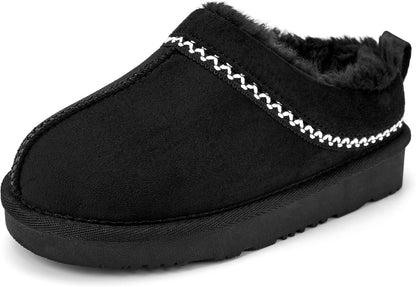 Girls Slippers Kids Fuzzy House Shoes Slip-On