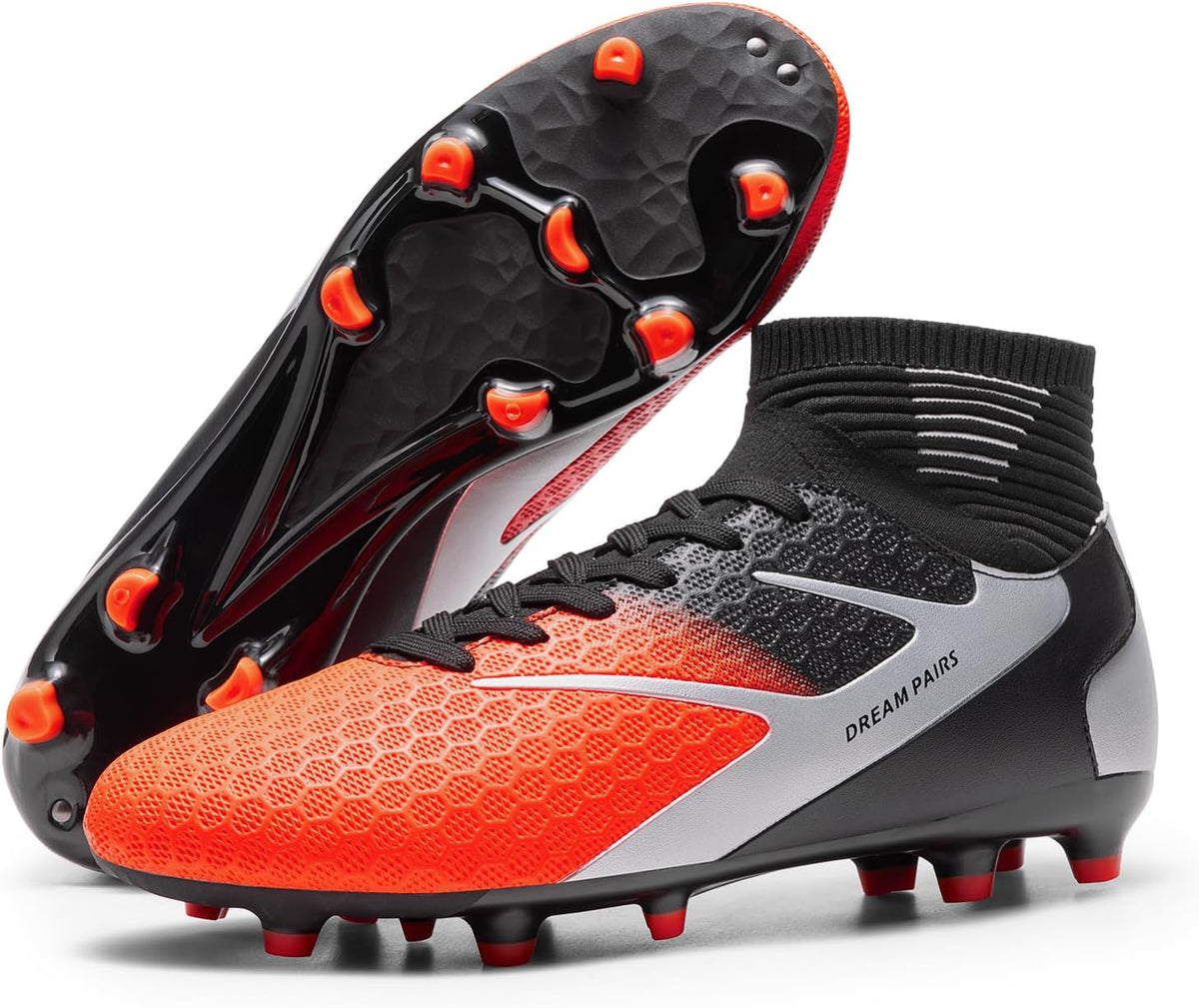 Men'S High Tops Lace up Soccer Cleats