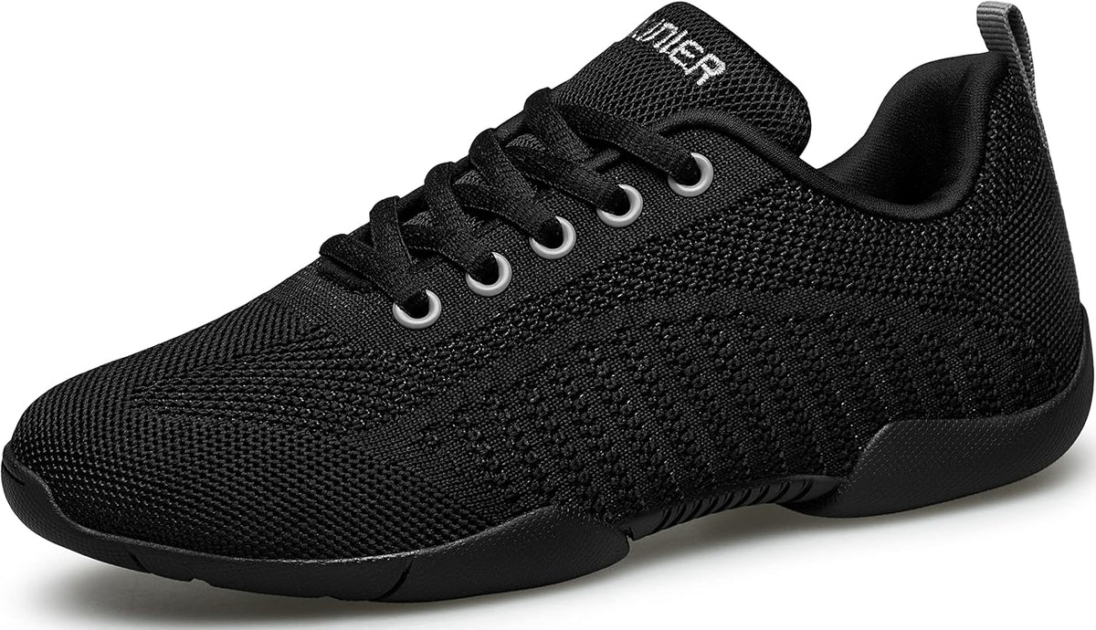 Girls White Cheerleading Shoes | Breathable Youth Cheer Competition Sneakers Athletic Training Dance Tennis Walking Shoes