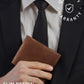 Genuine Leather Wallet for Men Bifold RFID Blocking Wallets with 12 Card Slots, 2ID Window & 2 Cash Pocket - Includes Gift Box (Coffee Brown)