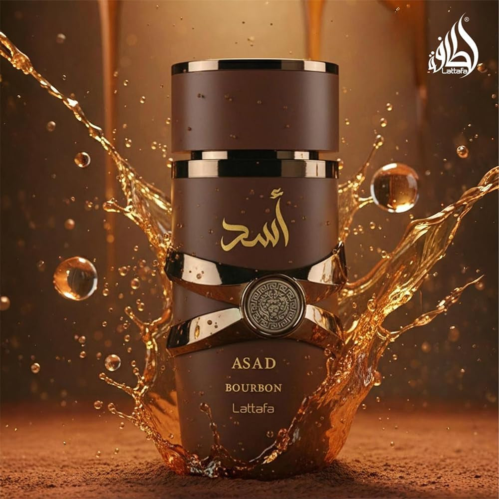 Asad Bourbon for Unisex Eau De Parfum Spray, 3.4 Ounce / 100 Ml