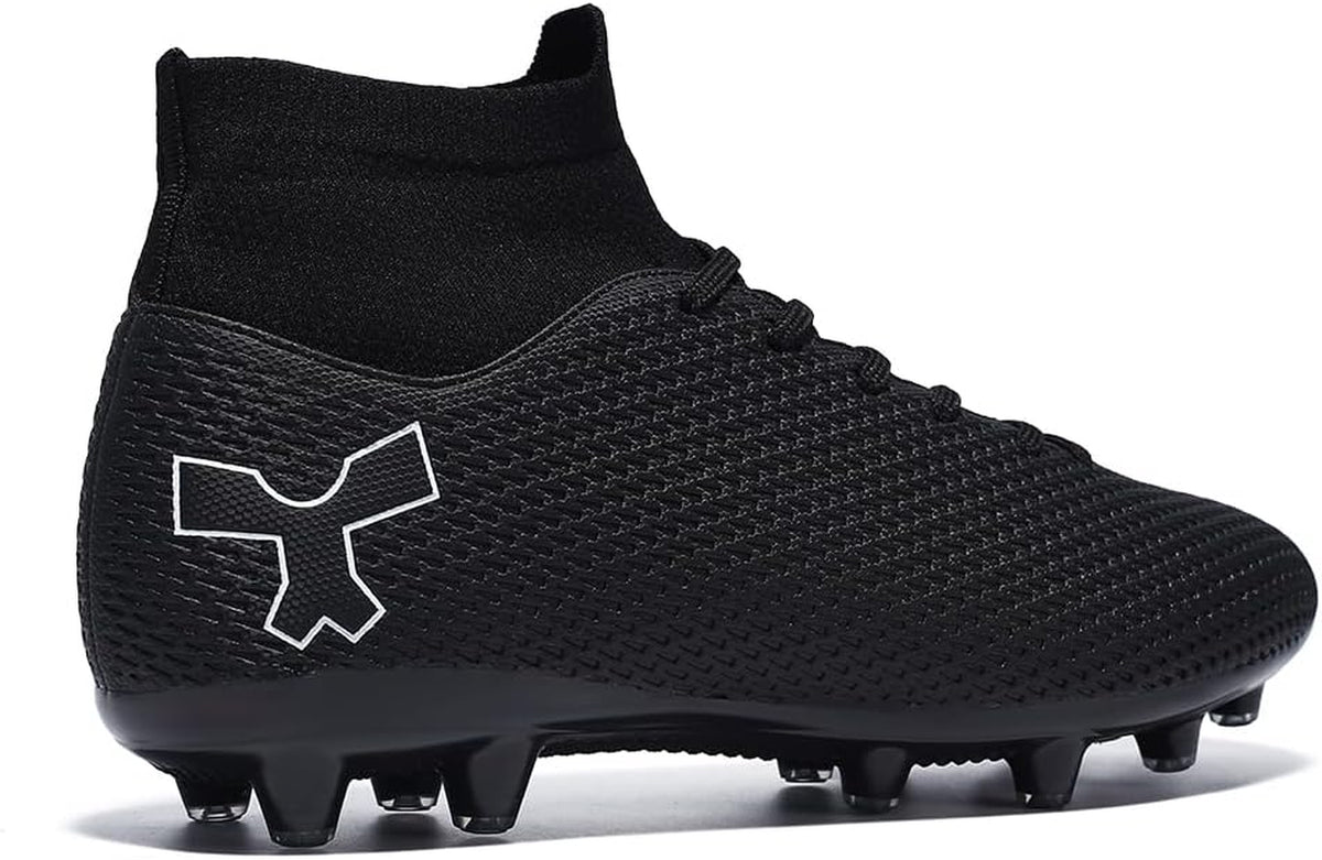 Men'S Soccer Cleats Football Shoes for Indoor Outdoor Training White