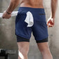 Running Shorts Men Gym Sports Shorts 2 in 1 Quick Dry Workout Training Gym Fitness Jogging Short Pants Summer Men Shorts 2023