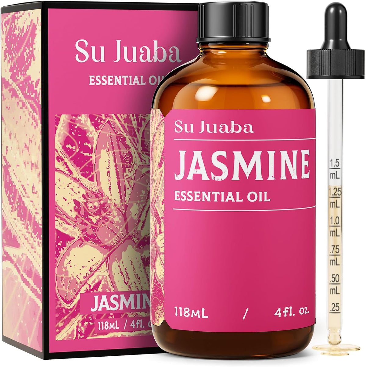 Jasmine Essential Oil for Diffuser, Hair & DIY Perfume