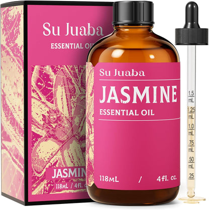 Jasmine Essential Oil for Diffuser, Hair & DIY Perfume