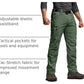 Men'S Flex Stretch Tactical Pants, Water Resistant Ripstop Cargo Pants, Lightweight EDC Outdoor Work Hiking Pants