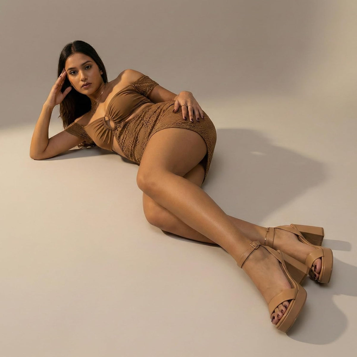 Women'S Cherry Platform Dress Sandal +Memory Foam and Wide Widths Available