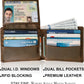 Top Grain Leather Wallet for Men | RFID Blocking | Extra Capacity Bifold Wallet with 2 ID Windows | Ultra Strong Stitching | Slim Billfold with 8 Card Slots | Gift for Him