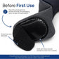 Memory Foam Travel Neck Pillow, 360° Support for Airplane & Car