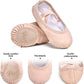 Ballet Shoes for Girls Toddler Soft Leather Split Sole