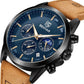 Mens Watches Analog Quartz Chronograph Waterproof Wrist Watches for Men Fashion Business Work Casual Sport Designer Dress Watch with Calendar Elegant Gifts for Men