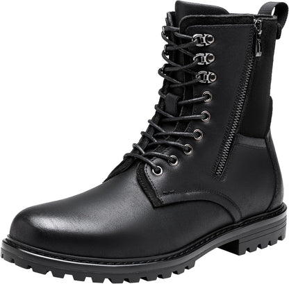 Boots for Men Leather Casual Shoes Combat Boots